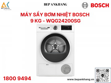 Máy sấy bơm nhiệt Bosch WQG24200SG 9kg - Series 6 - Nhập khẩu Ba Lan 
